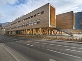 In nur zwei Wochen wurde das Bürogebäude von Mayr-Melnhof Holz in Leoben in Holz-Fertigbauweise errichtet. Architekt: Werner Nussmüller. Foto: mm-holz/koller-fotografie.at.