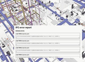 Fehlerprotokolle vereinfachen die Prüfung und die Übergabe von IFC-Daten.  © Graphisoft Building Systems