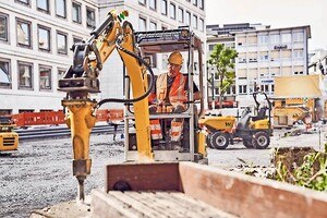 Mit den ­Zero-Emission-Lösungen von ­Wacker Neuson werden Baustellen leiser und sauberer. © Wacker Neuson