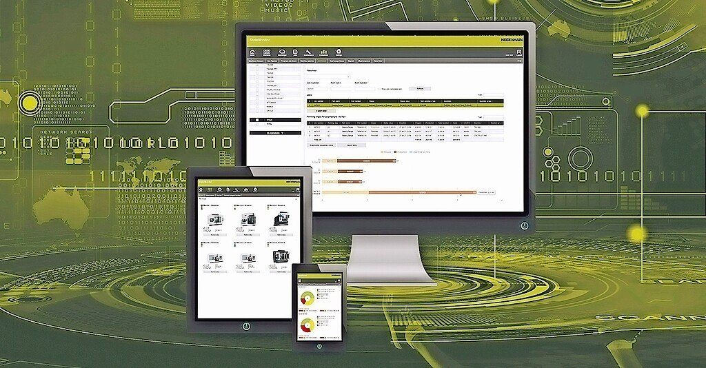 In der digitalen Werkstatt sieht der Anwender alle CNC-Maschinen und ihren aktuellen Produktionsstatus. © Heidenhain