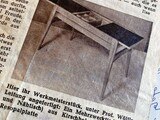 Zeitungsausschnitt Meisterstück Elisabeth Peyfuß, geborene Pahler.