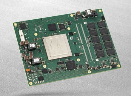 Das auf dem NXP LX2160A Prozessor basierende SoM miriac MPX-LX2160A von MicroSys Electronics bietet 16 Arm Cortex-A72 Cores und robust verlöteten Arbeitsspeicher und bildet eine Grundlage für die Fahrzeugautomatisierung. © MicroSys