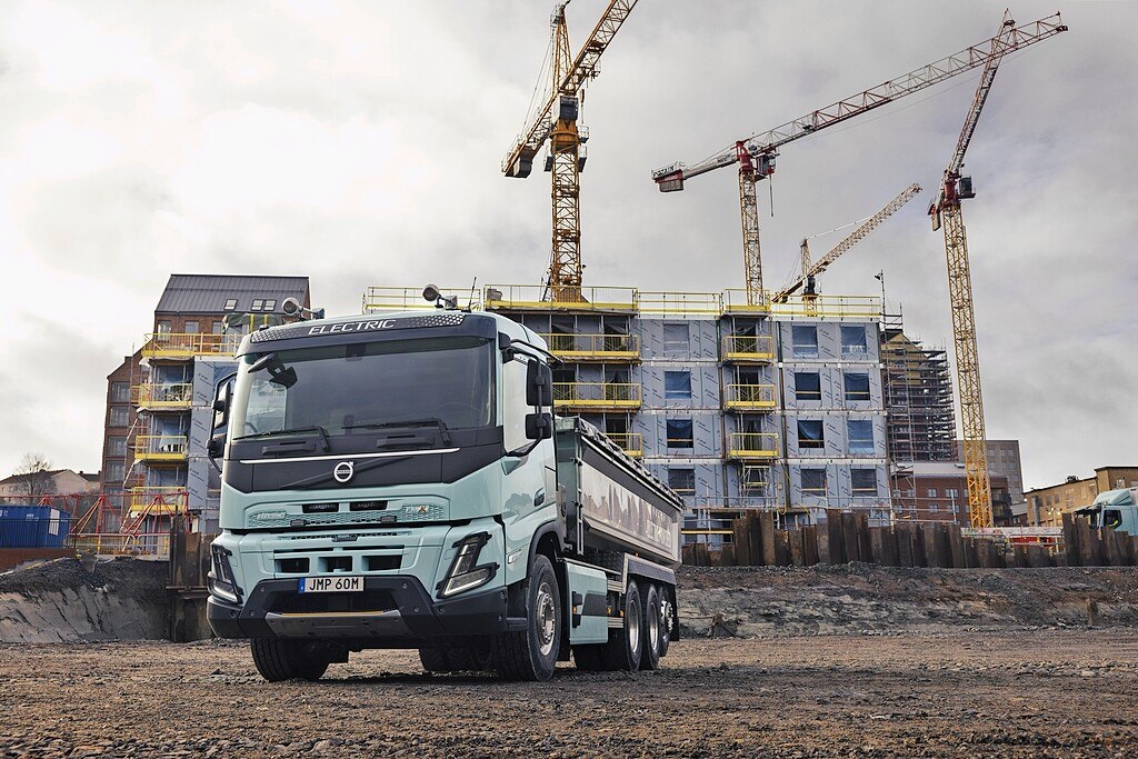 Für die steigende Nachfrage nach Elektrofahrzeugen im Baugewerbe hat Volvo Trucks E-Lkws entwickelt, die den speziellen Anforderungen gewachsen sind. © Volvo Trucks