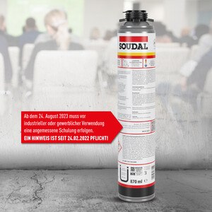 Entsprechende Produkte müssen seit 24. Februar 2022 gekennzeichnet sein. © Soudal