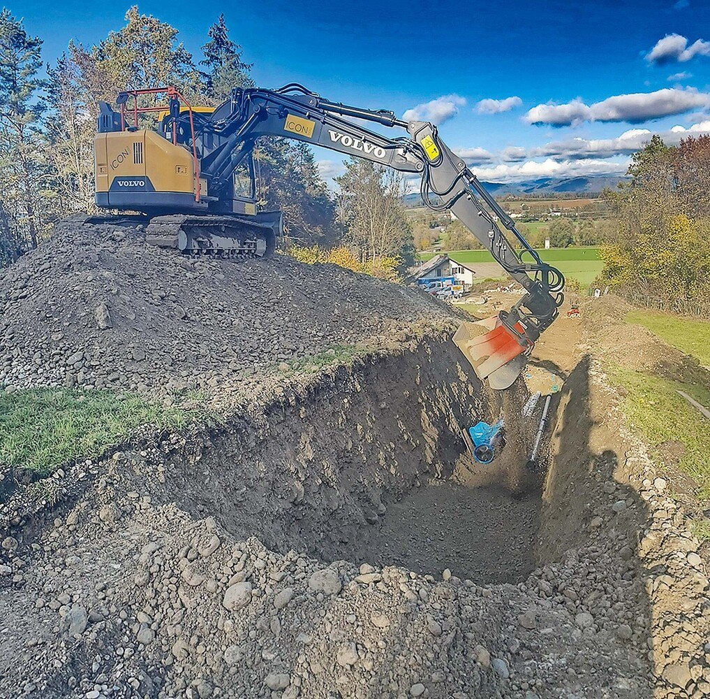 Die Marktgemeinde ­Grafenstein stellte die am Projekt beteiligten Firmen bei der Sanierung der Ableitung vom Hochbehälter vor große Herausforderungen. © Tiroler Rohre GmbH