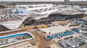 Unibail Rodamco Westfield beauftragte die Rekonstruktion der Westfield Mall of the Netherlands mit dem Ziel, eine neue niederländische Destination zum Einkaufen, Essen und zur Unterhaltung zu kreieren. © Hueck