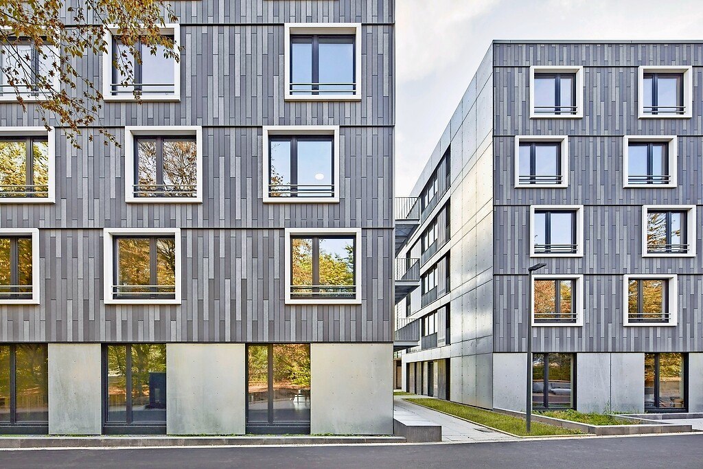 Rieder setzt mit elementierter Hybrid­bauweise aus Holz und Beton auf Nachhaltigkeit.  © Sigurd Steinprinz