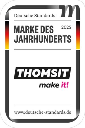 Thomsit wurde erneut als „Marke des Jahrhunderts“ ausgezeichnet. © Thomsit