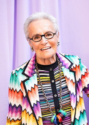 Rosita Missoni starb am 1. Januar 2025 im Alter von 93 Jahren. © Missoni