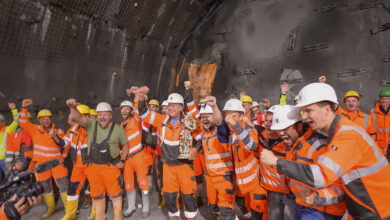 Jubel bei den Tunnelbauern: Durchbruch beim Semmering Basistunnel